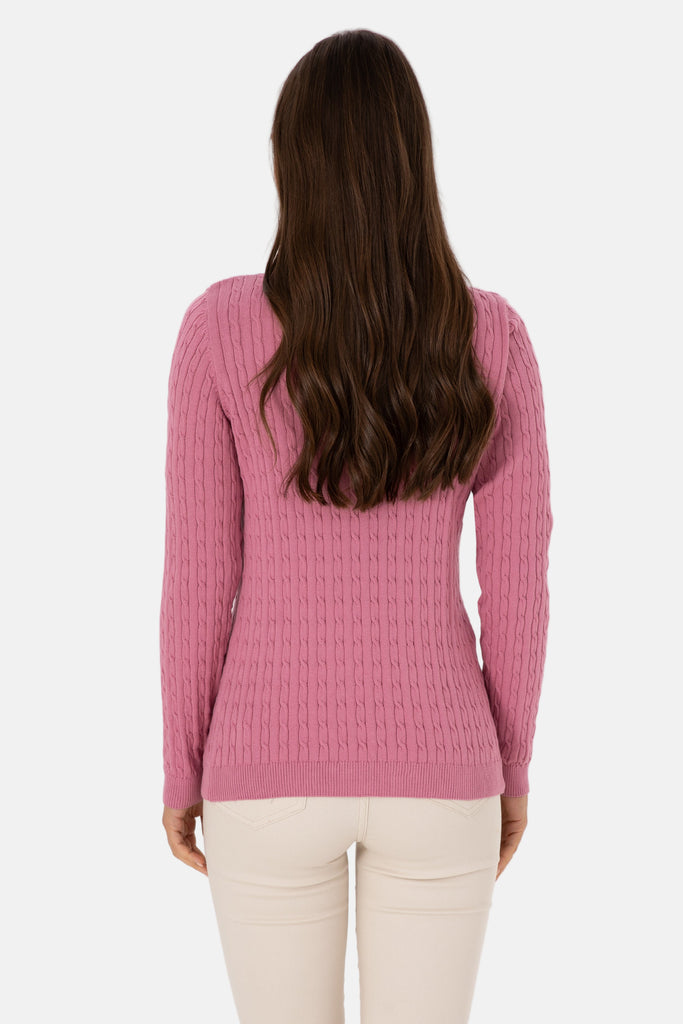 U.S. Polo Assn. pink ženski džemper (2226089VR167)-[SKU]