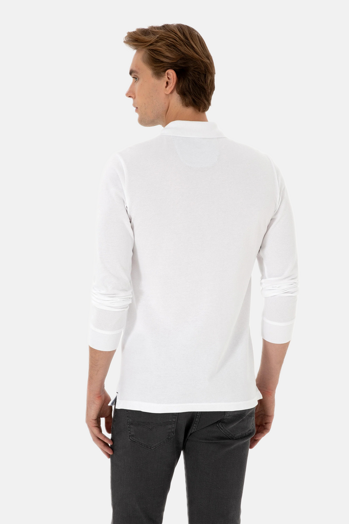 U.S. Polo Assn. bijela muška majica s dugim rukavima-[SKU]