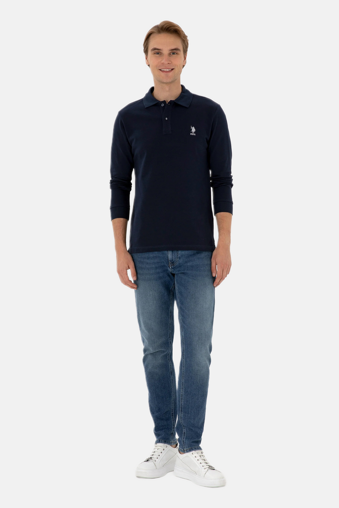 U.S. Polo Assn. teget plava muška polo majica kratkih rukava-[SKU]