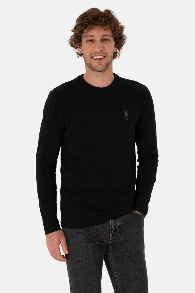 U.S. Polo Assn. crna muška majica (2226386VR046)-[SKU]