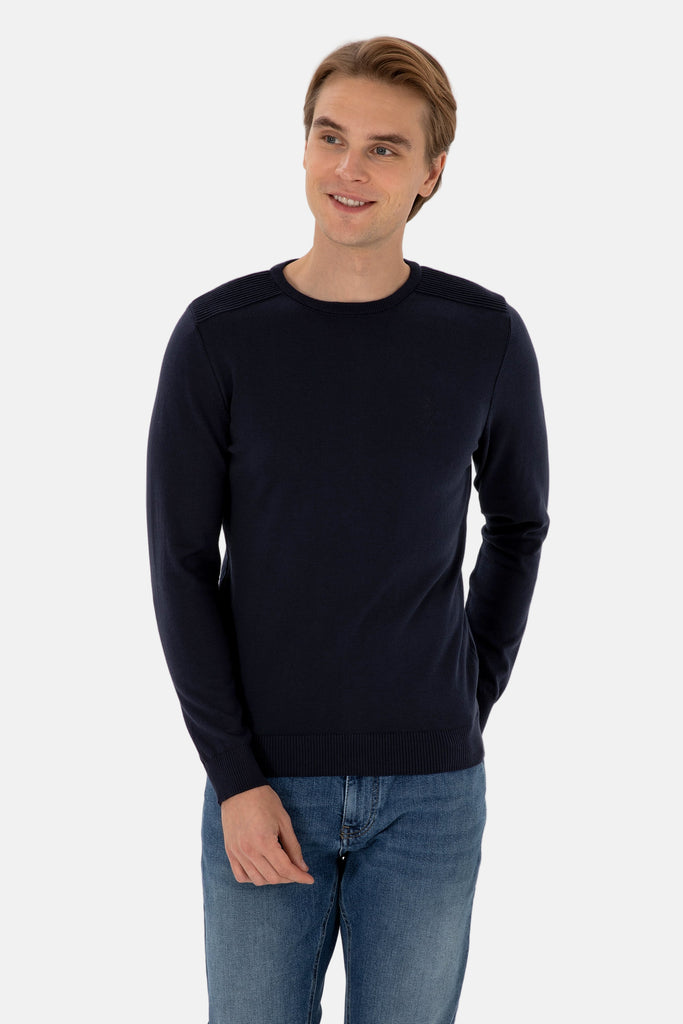 U.S. Polo Assn. plavi muški džemper (2226959VR033)-[SKU]
