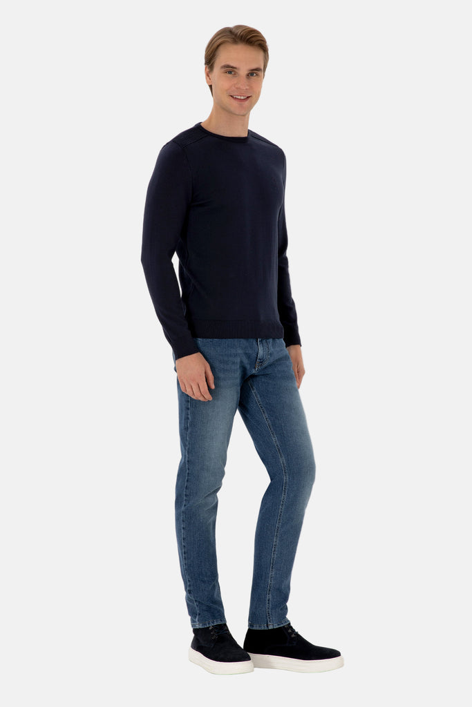 U.S. Polo Assn. plavi muški džemper (2226959VR033)-[SKU]