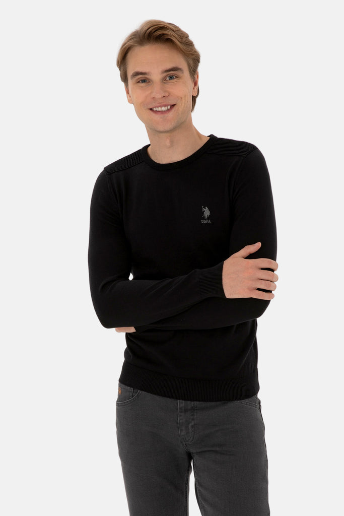 U.S. Polo Assn. crni muški džemper (2226959VR046)-[SKU]