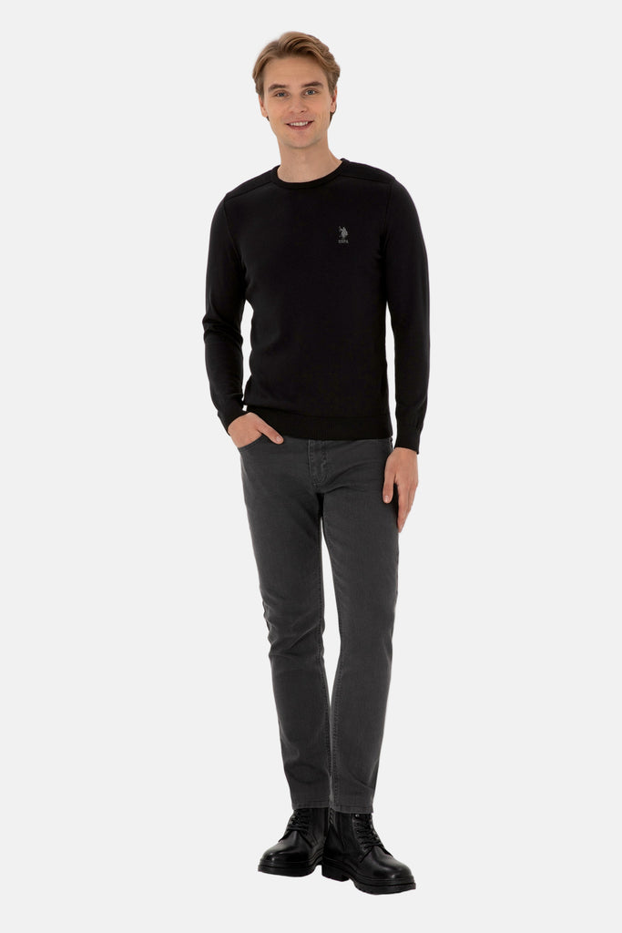 U.S. Polo Assn. crni muški džemper (2226959VR046)-[SKU]