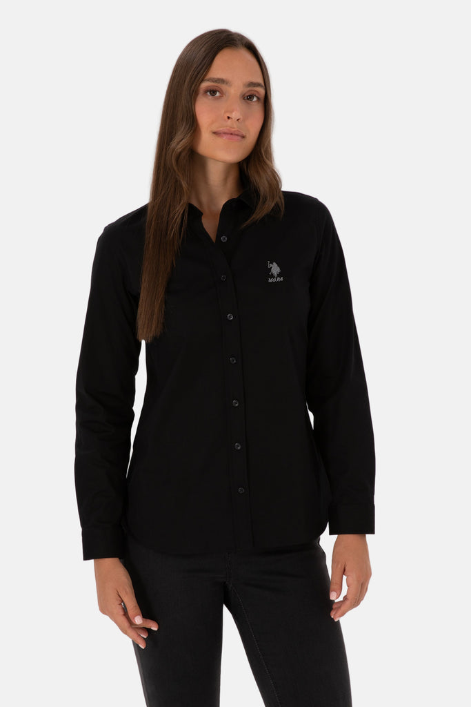 U.S. Polo Assn. crna ženska košulja (2230184VR046)-[SKU]