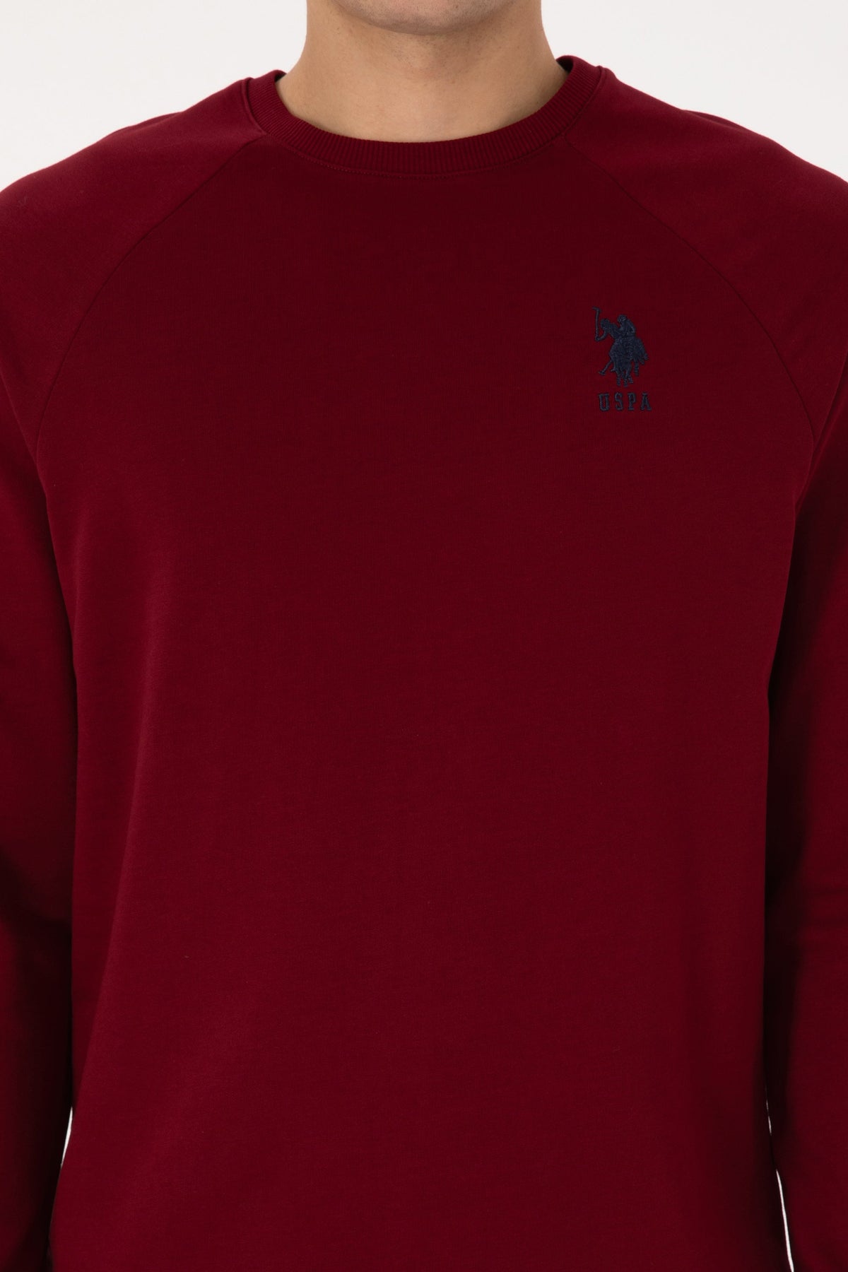 U.S. Polo Assn. bordo muška majica s okruglim izrezom