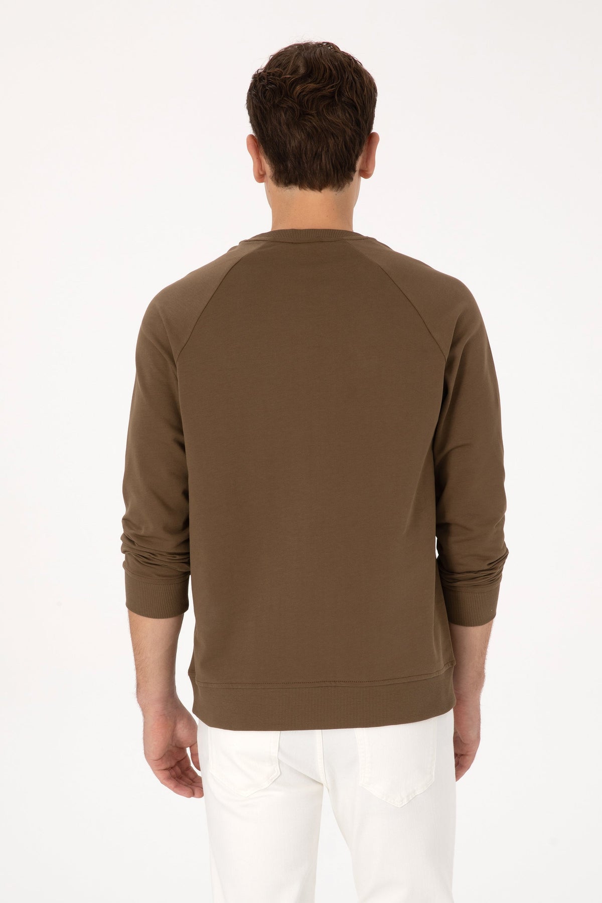 U.S. Polo Assn. khaki muška majica s dugim rukavima