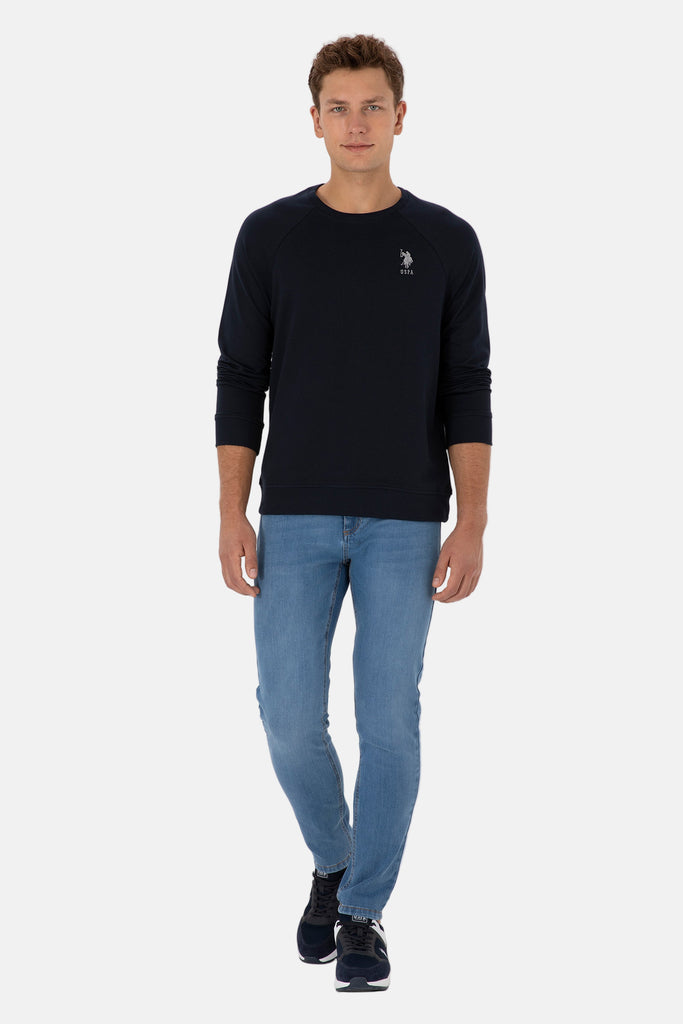 U.S. Polo Assn. teget plava muška majica s dugim rukavima-[SKU]