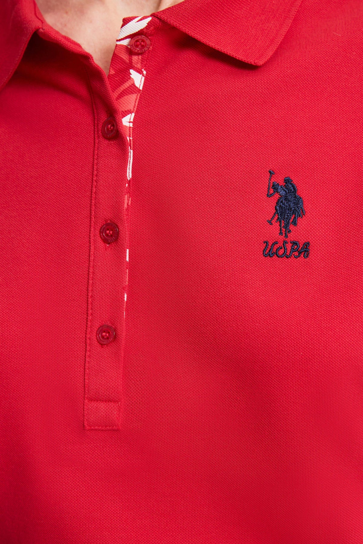 U.S. Polo Assn. crvena ženska polo majica kratkih rukava
