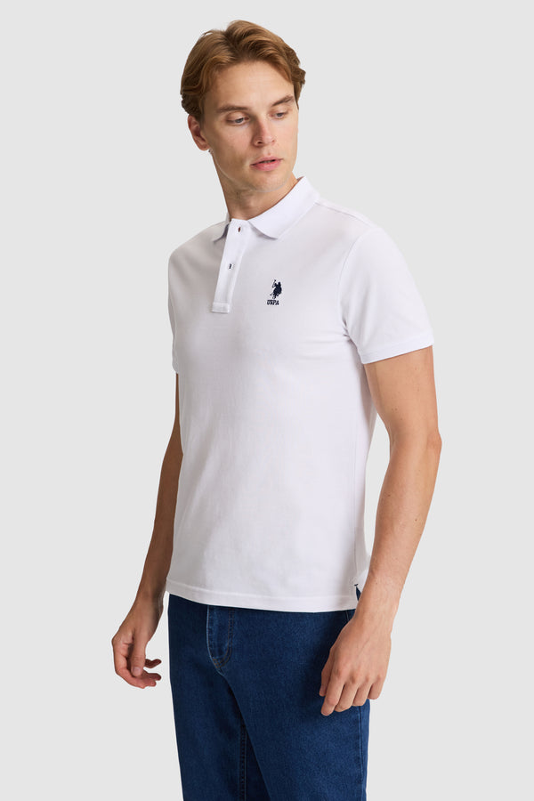 U.S. Polo Assn. bijela muška pique polo majica kratkih rukava