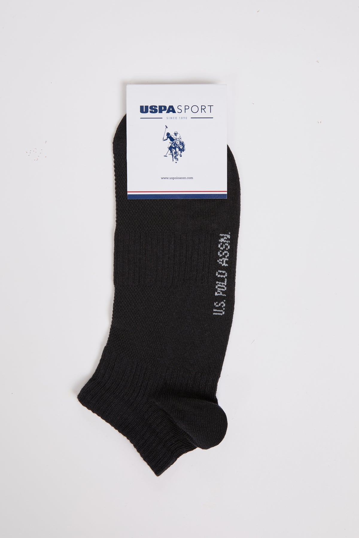 U.S. Polo Assn. crne muške čarape gležnjače