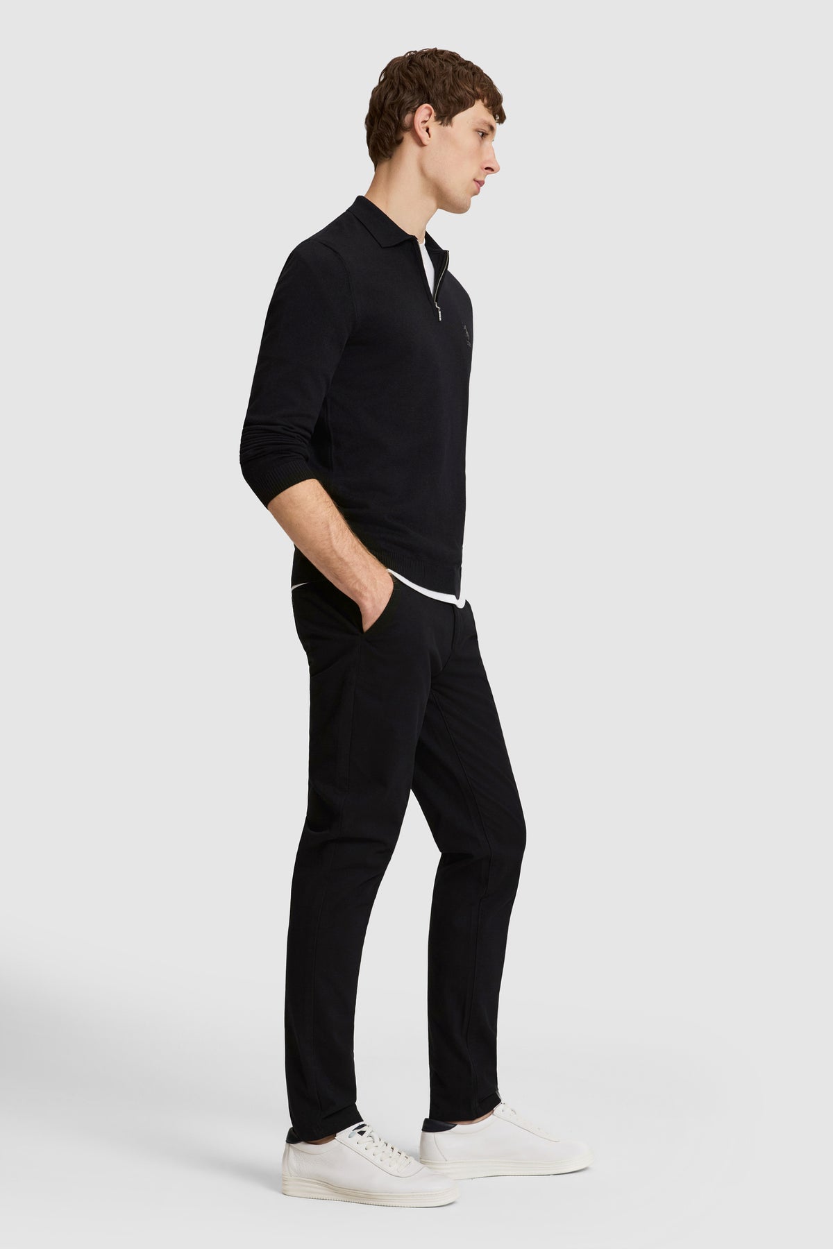 U.S. Polo Assn. crne muške pantalone