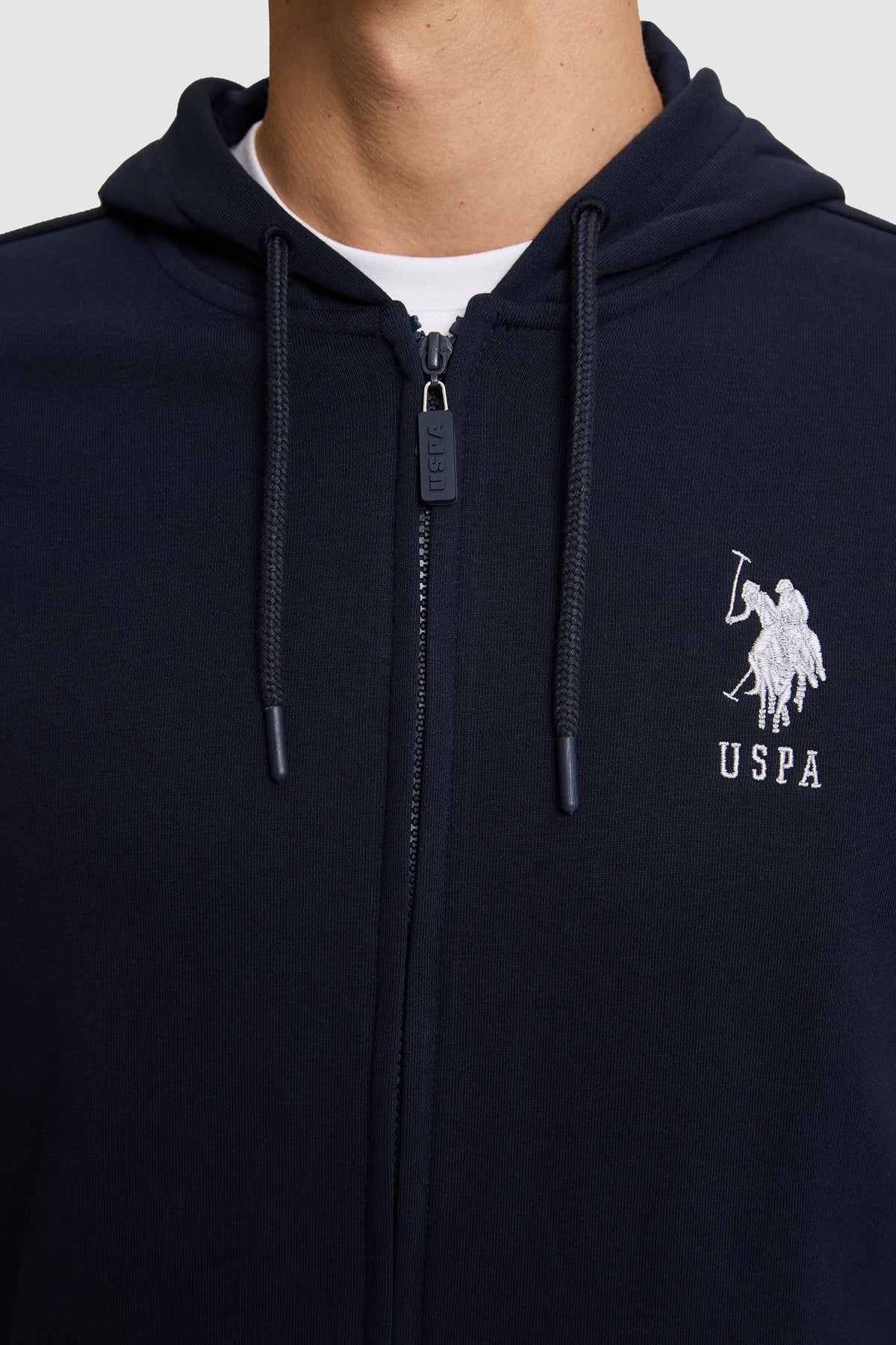 U.S. Polo Assn. teget muška dukserica s kapuljačom