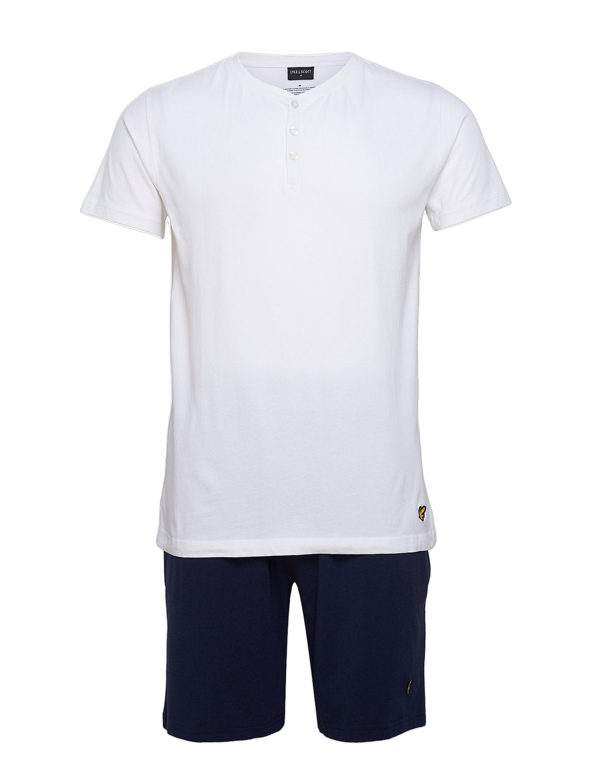 Lyle & Scott bijeli muški donji veš sa dugmadi