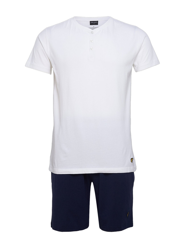 Lyle & Scott bijeli muški donji veš sa dugmadi