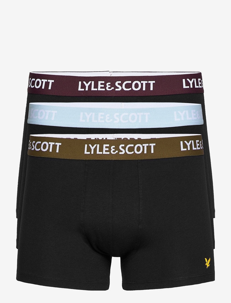 Lyle & Scott crni muški donji veš pakovanje 3 komada (LSUWTC001-BARCLAY) 1