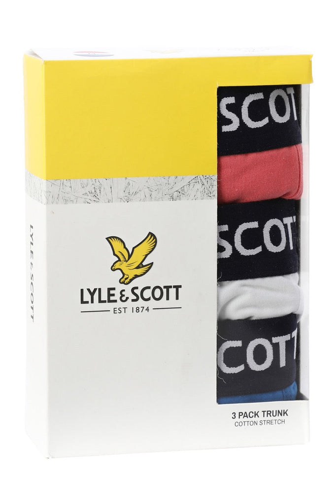 Lyle & Scott mix muški donji veš (LSUWTC001-BARCLAY-TEA ROSE/BRIGHT WHITE/IMPERIAL) 2