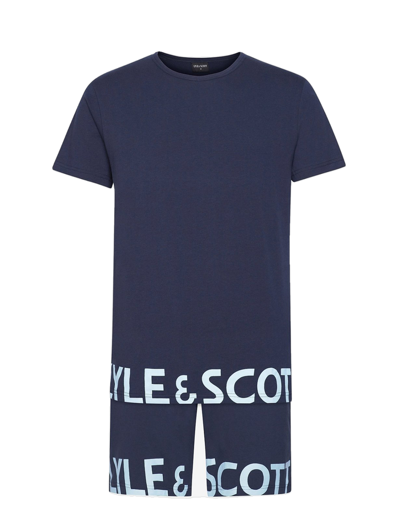 Lyle & Scott plavi muški donji veš majica + bokserice