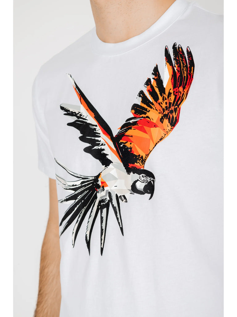 Antony Morato bijela muška majica s printom orla