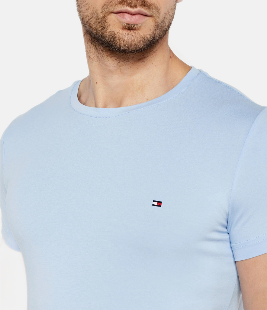 Tommy Hilfiger plava muška majica s kratkim rukavima-[SKU]
