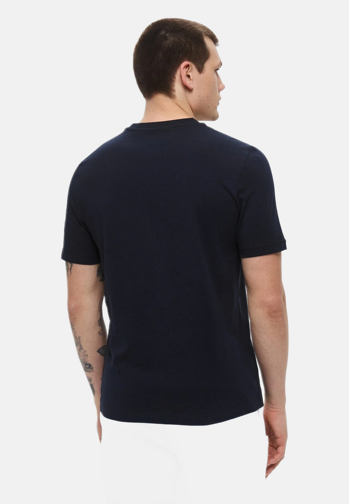 Tommy Hilfiger plava muška majica s natpisom-[SKU]