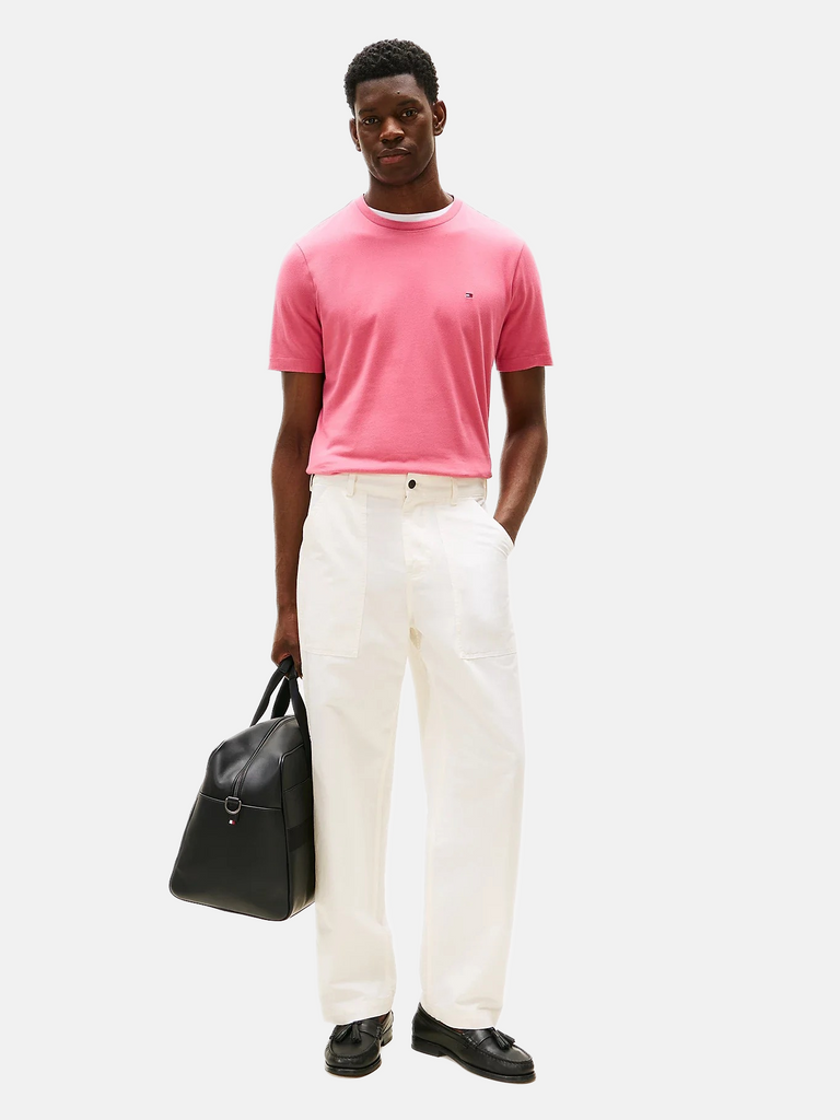 Tommy Hilfiger pink muška majica sa malim logom-[SKU]