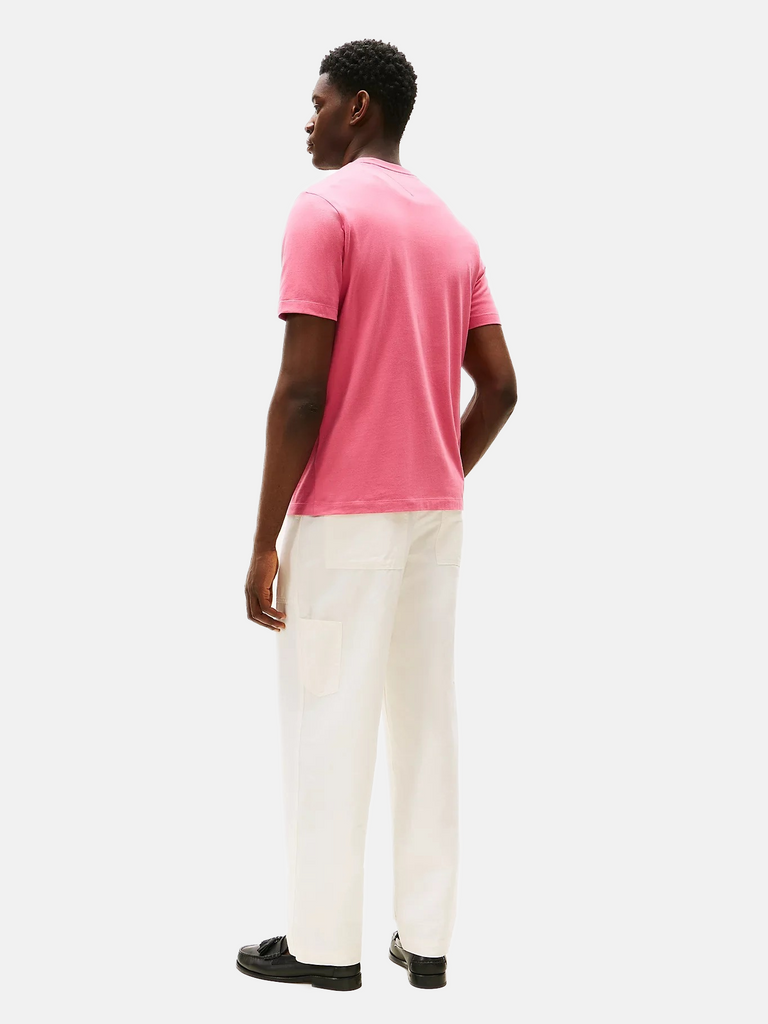 Tommy Hilfiger pink muška majica sa malim logom-[SKU]