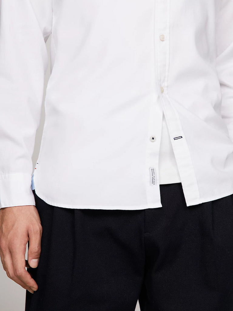 Tommy Hilfiger bijela muška košulja s dugim rukavima-[SKU]