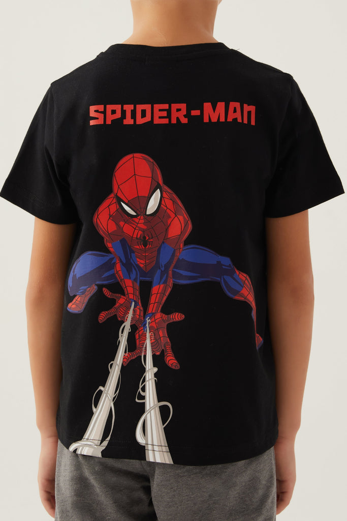 Marvel crni komplet za dječake s likom Spider-Mana