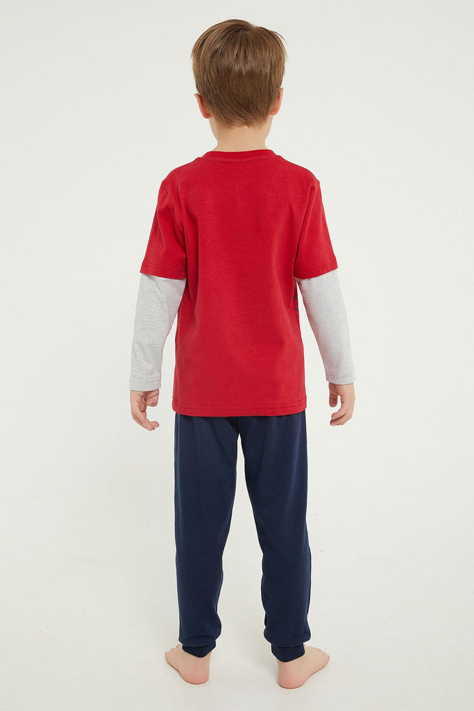 Marvel crvena pidžama za dječake (D4714-3-Red) 2