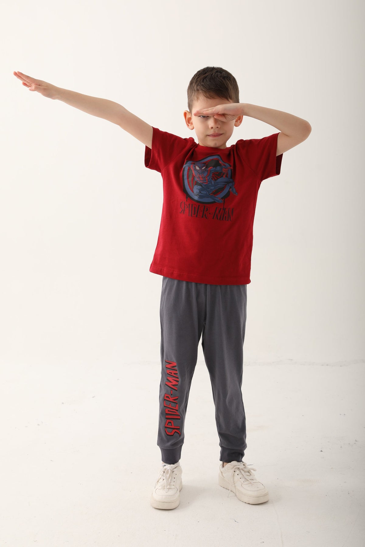 Marvel crvena pidžama za dječake sa Spiderman motivom