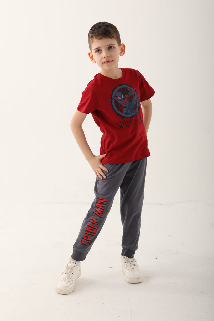 Marvel crvena pidžama za dječake sa Spiderman motivom