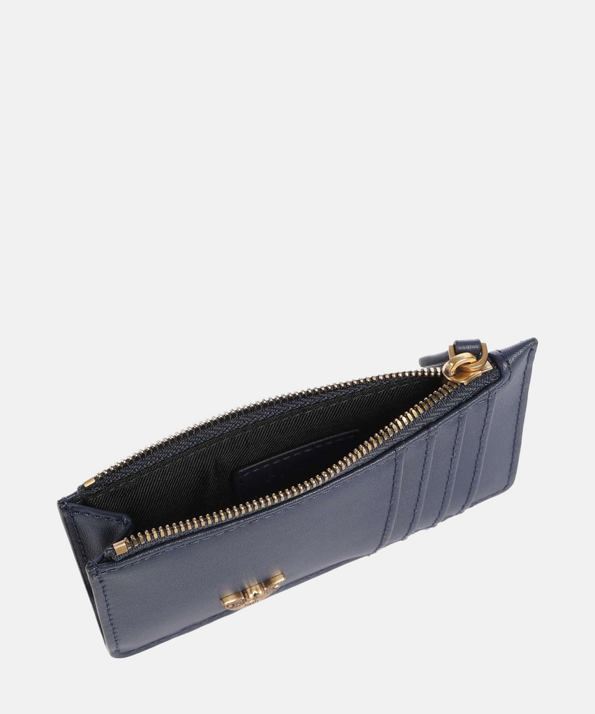 Pinko plavi ženski novčanik sa pretincima za kartice-[SKU]