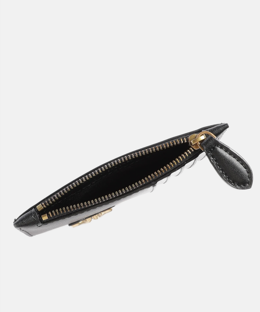 Pinko crni ženski novčanik sa pretincima za kartice-[SKU]