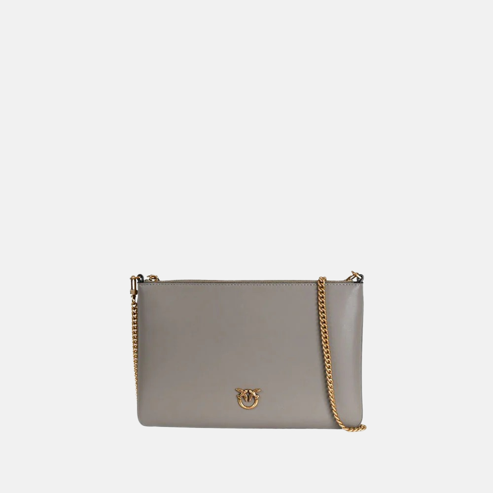 Pinko siva ženska torba sa diskretnim logom-[SKU]