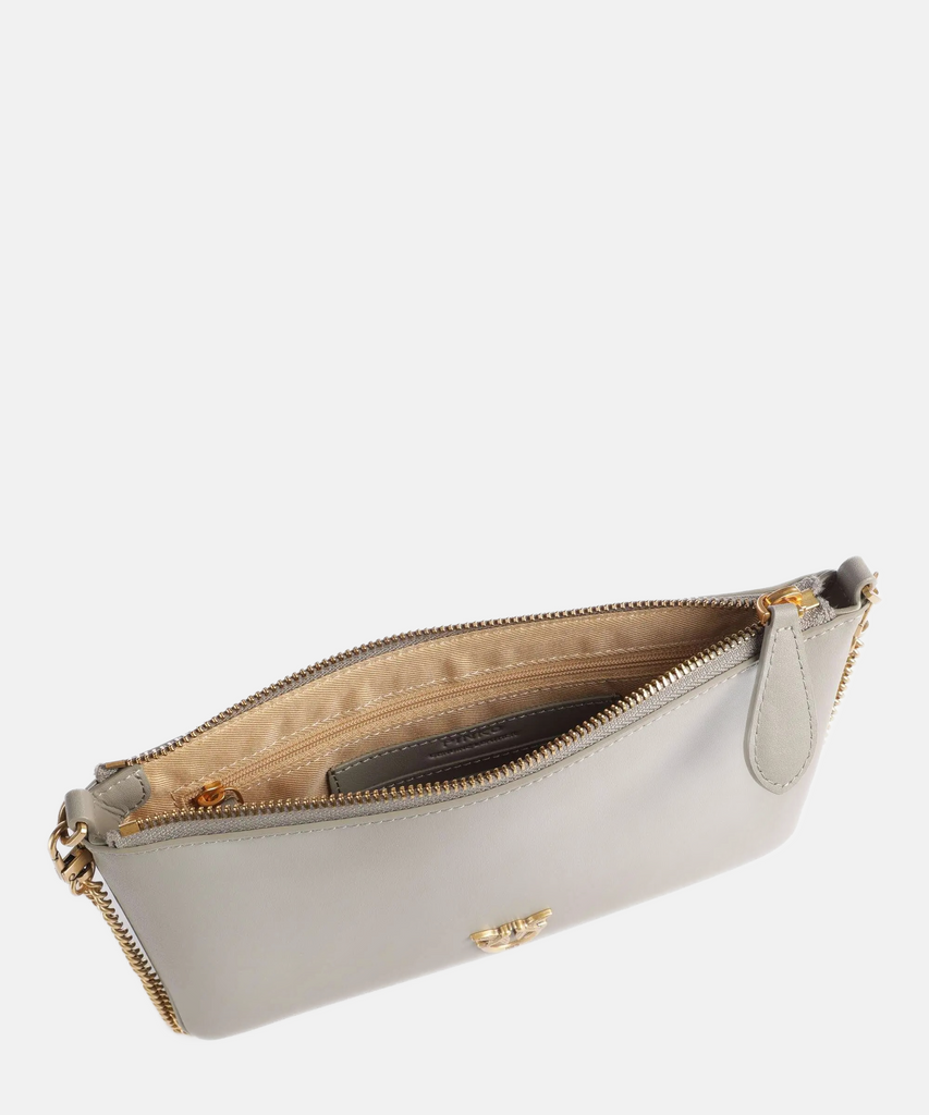 Pinko siva ženska torba sa diskretnim logom-[SKU]