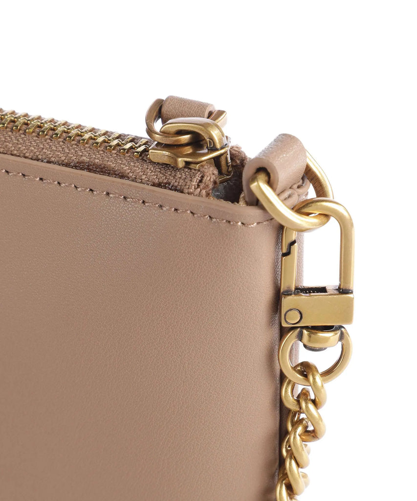 Pinko bež ženska torba sa malim logom-[SKU]