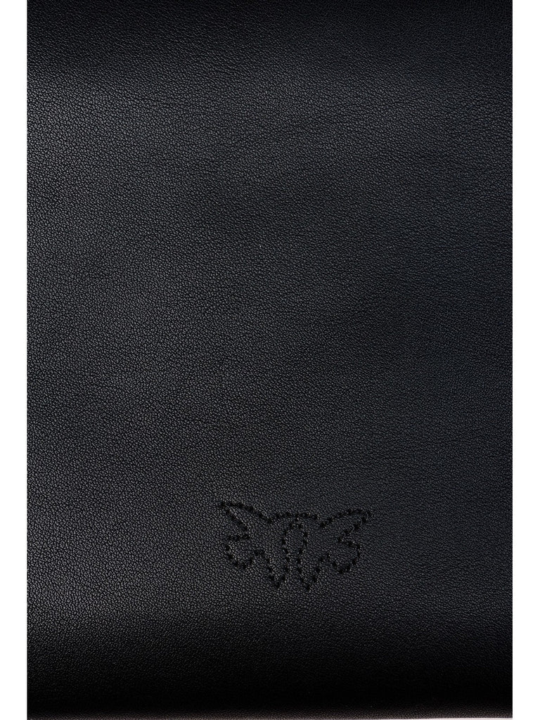 Pinko crna ženska elegantna torba sa diskretnim logom-[SKU]