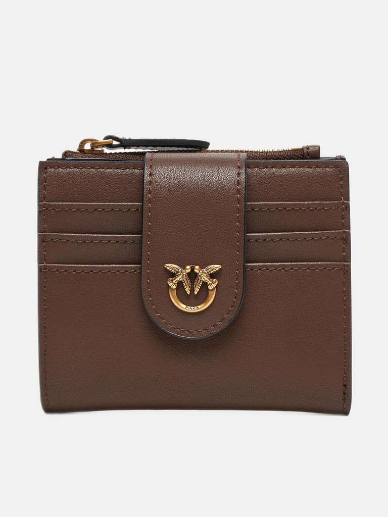 Pinko smeđi ženski novčanik sa rajsferšlusom-[SKU]