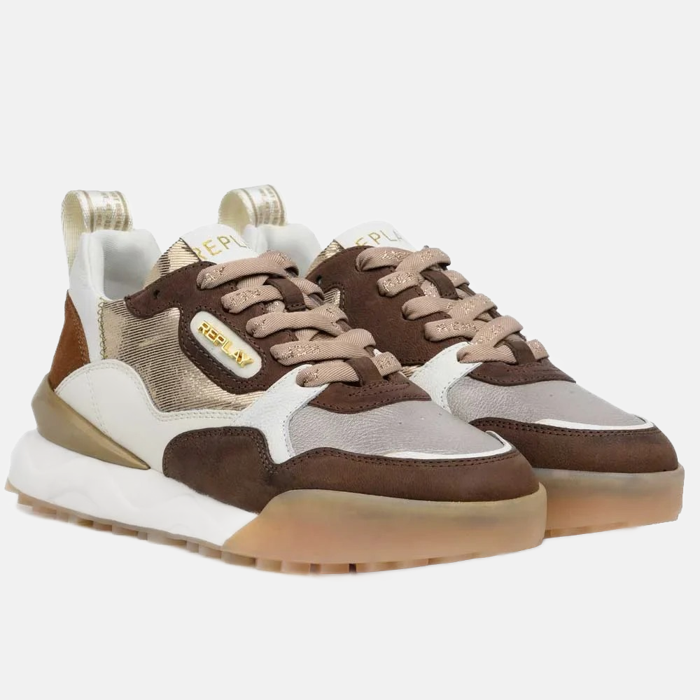 Replay mix ženske patike sa bordo detaljima-[SKU]