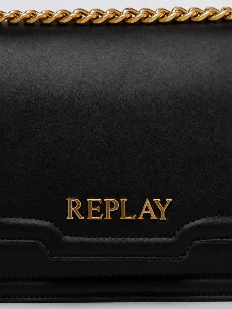 Replay crna torba s lancem-[SKU]