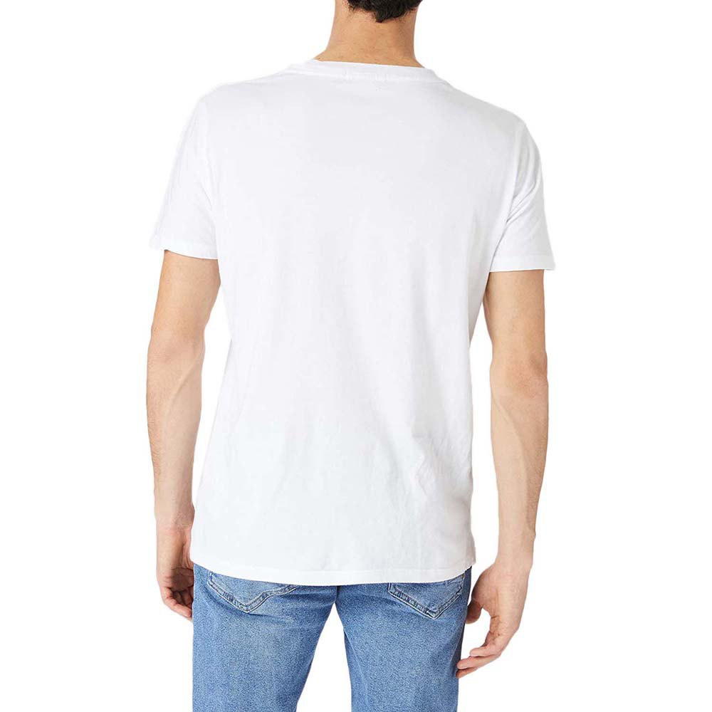 Replay bijela muška majica sa basic ovratnikom