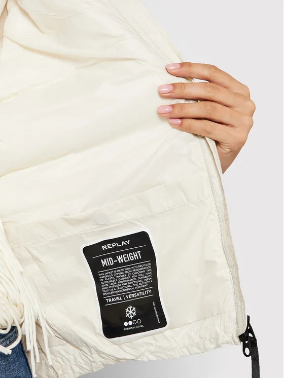 Replay bijela ženska jakna (RW7666-84166-412) 5
