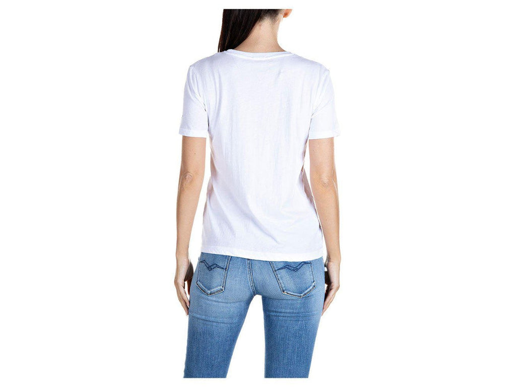 Replay bijela ženska majica (RW3510L-22536P-1) 2