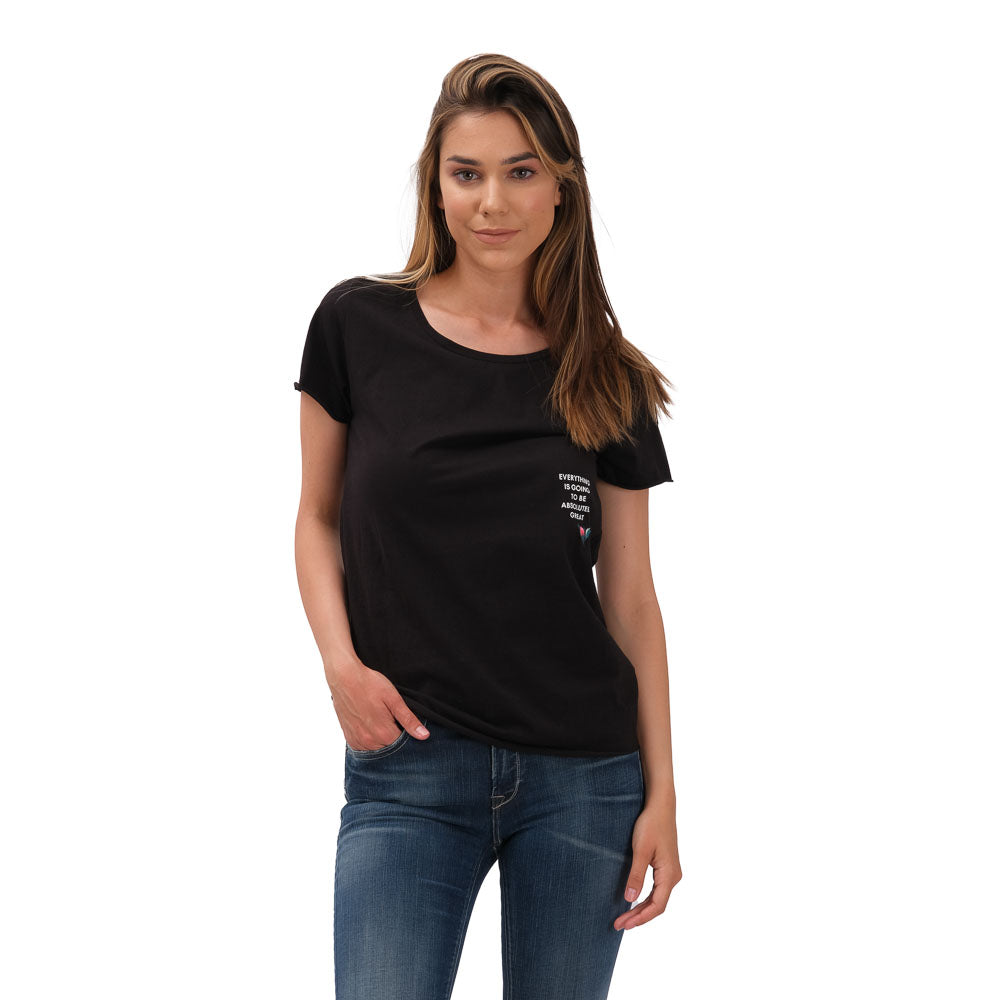 Replay crna ženska majica (RW3327B-23120P-98) 1