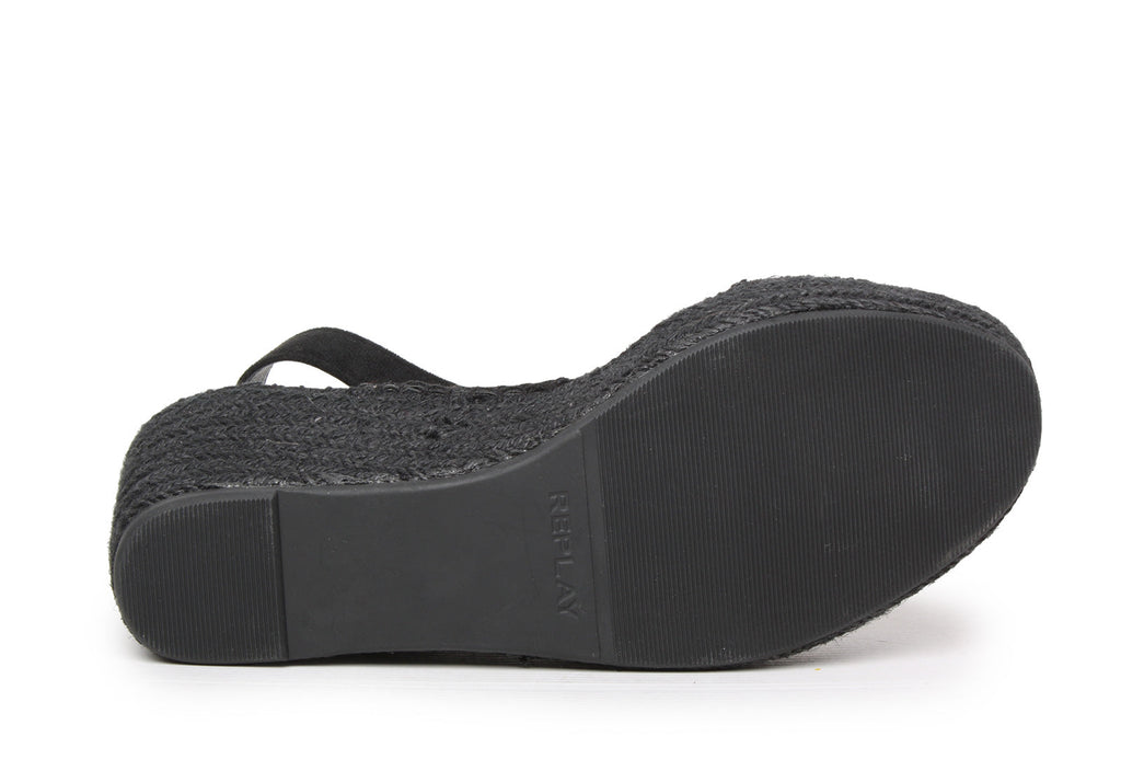 Replay crne ženske sandale (RRP5L0010T-3) 4