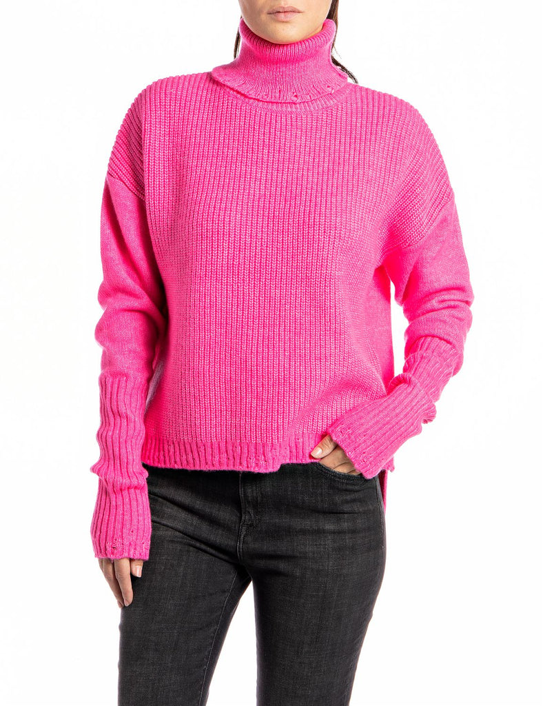 Replay pink ženski džemper (RDK1458-G23274-364) 1