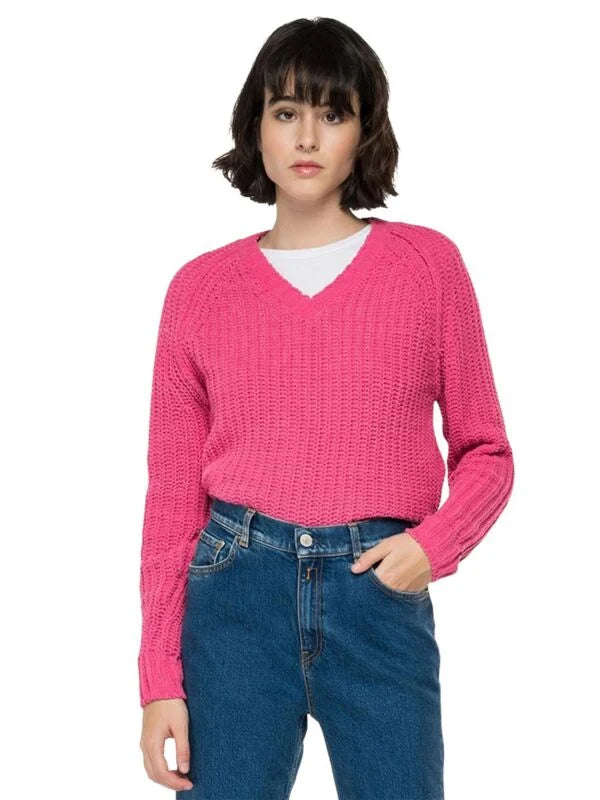 Replay pink ženski džemper (RDK7074-G22926-364) 1