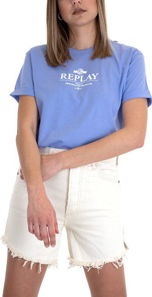 Replay plava ženska majica (W3506D-20994-178) 1