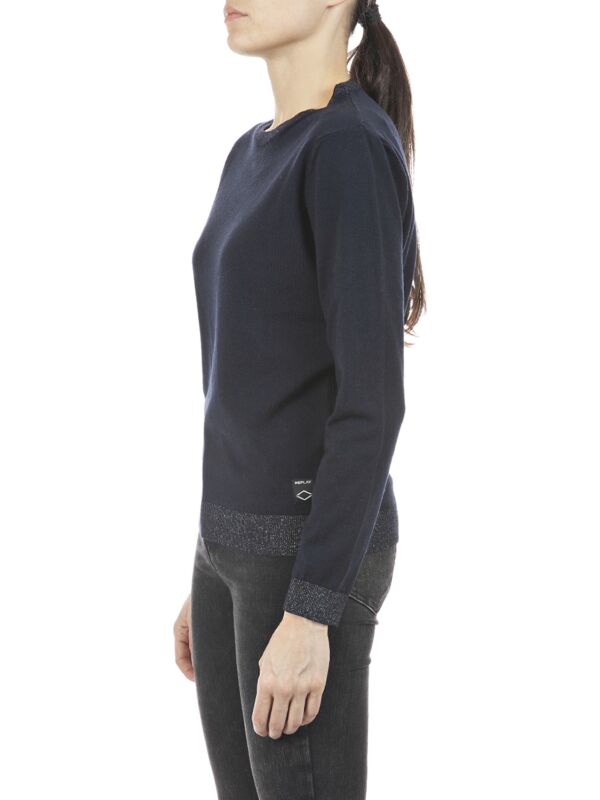 Replay crni ženski džemper (RDK7059-G22734B-99) 3